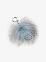 Fur Key Chain  - PALE BLUE - 32F6SKCK3F