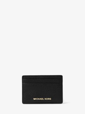 Pebbled Leather Card Case | Michael Kors