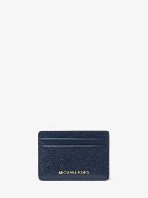 Pebbled Leather Card Case | Michael Kors