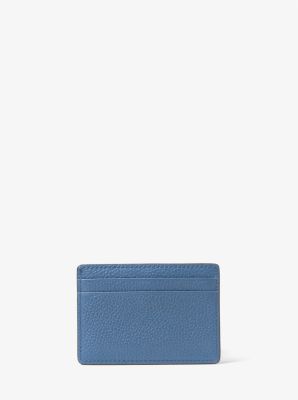 Michael michael kors pebble leather slim card case sale