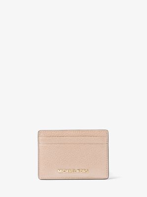 Pebbled Leather Card Case | Michael Kors