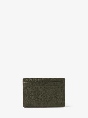 Pebbled Leather Card Case