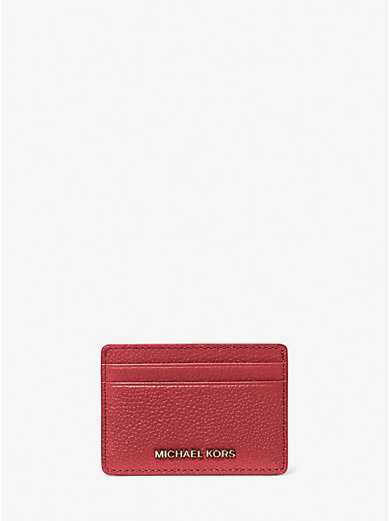 Pebbled Leather Card Case image number 0
