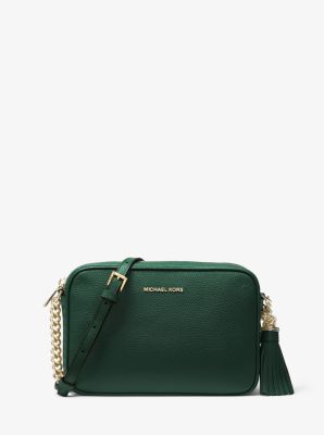 Ginny Leather Crossbody Bag Michael Kors