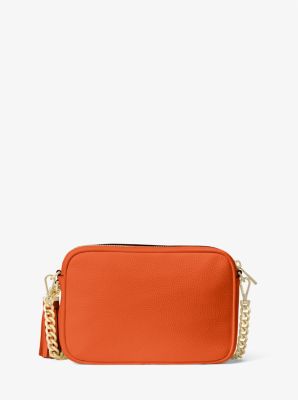 Borsa a tracolla Ginny in pelle in ARANCIO OTTICO | Michael Kors