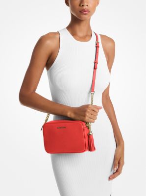 Jet Set Medium Pebbled Leather Crossbody Bag