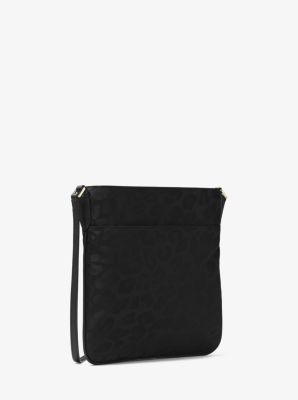 Kelsey large clearance leopard nylon crossbody