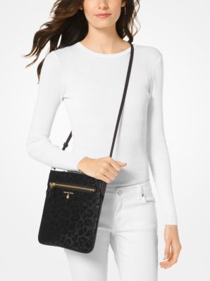 Michael kors best sale kelsey leopard tote