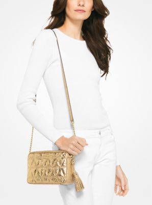 Sac bandouli re Ginny en cuir matelass m tallis Michael Kors