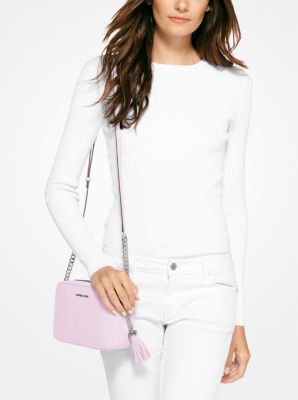 Borsa a tracolla Ginny in pelle in LAVANDA NEBBIA | Michael Kors
