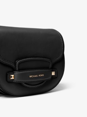 Cary Small Leather Saddle Bag Michael Kors