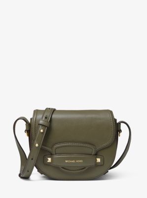 Cary Small Leather Saddle Bag | Michael Kors