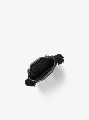 Sac &agrave; bandouli&egrave;re Cary en su&egrave;de &agrave; franges pour t&eacute;l&eacute;phone intelligent