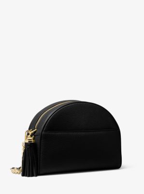 Michael kors quilted half moon crossbody sale