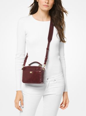 Mott Mini Crinkled Calf Leather Crossbody Michael Kors Canada