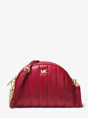 Michael kors quilted on sale half moon crossbody