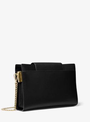 Large crossgrain leather crossbody clutch store