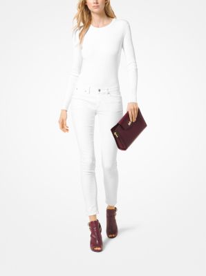 Grand sac &agrave; bandouli&egrave;re convertible en cuir &agrave; grain crois&eacute;