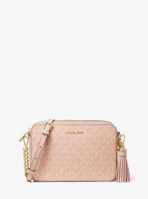 pink crossbody michael kors