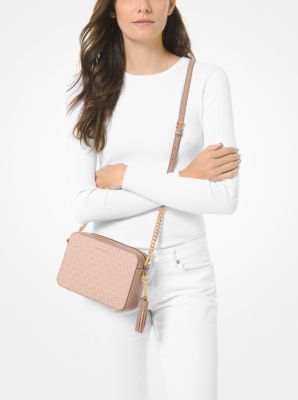 ginny medium logo crossbody michael kors