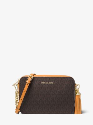 mk ginny medium logo crossbody