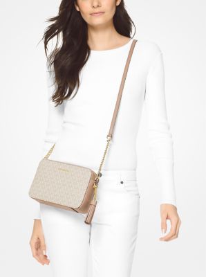 michael kors ginny medium logo crossbody