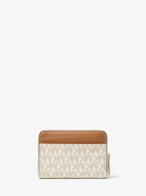 Small Logo and Leather Wallet Michael Kors