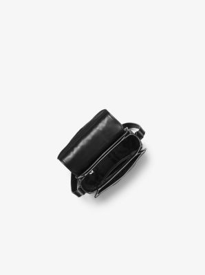 Cary small grommeted outlet leather saddle bag