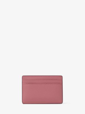 Pebbled Leather Card Case