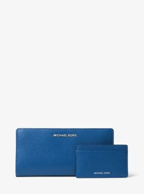 michael kors blue wallet
