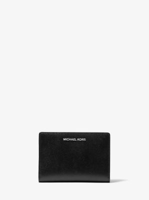 Medium Crossgrain Leather Slim Wallet | Michael Kors