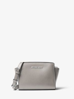 Selma Mini Crossgrain Leather Crossbody Bag | Michael Kors
