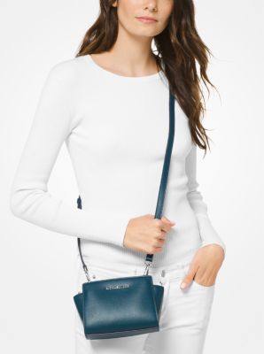 Selma Mini Crossgrain Leather Crossbody Bag