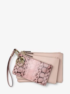 Michael kors hotsell leather pouch