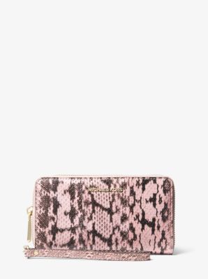 Snakeskin Smartphone Wristlet
