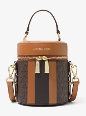 MICHAEL Michael Kors Bedford Leather Cross-Body Bag in Brown