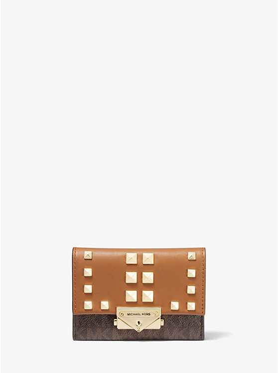 Cece Small Studded Logo and Leather Wallet image number 0