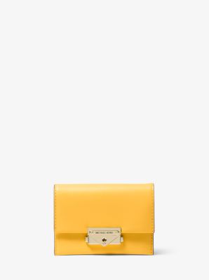 Cece Small Leather Card Case Michael Kors