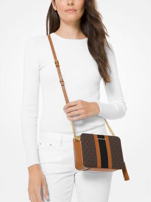 Michael Kors Ginny Blue-White Crossbody