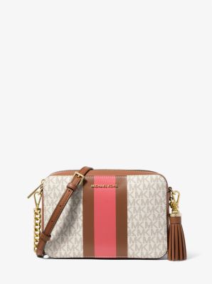 Ginny Medium Logo Stripe Crossbody Bag image number 0