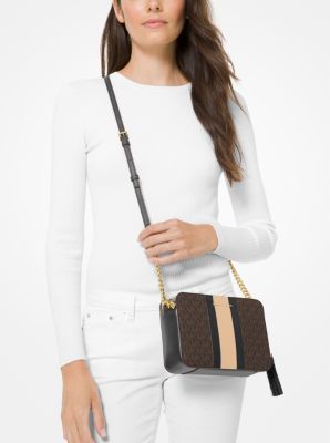 Michael kors striped handbags best sale