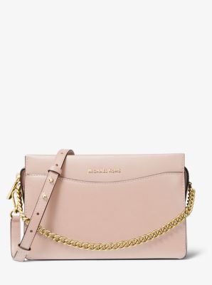 Jet Set Large Leather Chain Crossbody 