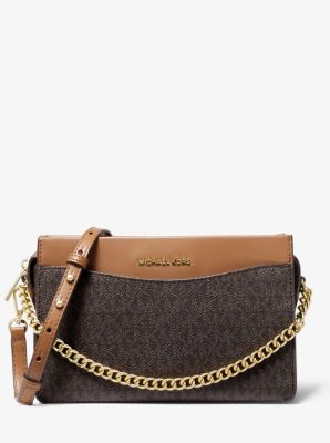 Michael Kors Jet Set Large Zip Chain Crossbody Bag