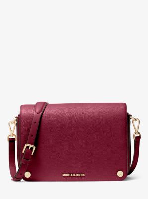 Jet Set Large Pebbled Leather Crossbody Bag