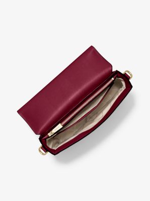 Jet Set Large Pebbled Leather Crossbody Bag