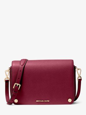 Jet Set Large Pebbled Leather Crossbody Bag | Michael Kors