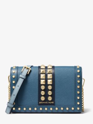 Michael Kors Jet Set Large Studded Crossbody Bag