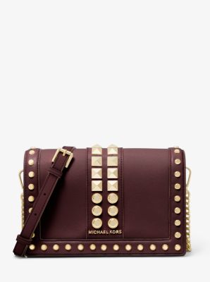 Michael Kors Jet Set Large Studded Crossbody Bag