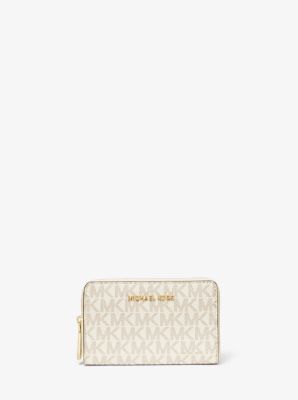 michael kors small logo and leather wallet