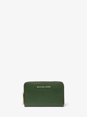 Michael kors small pebbled leather clearance wallet